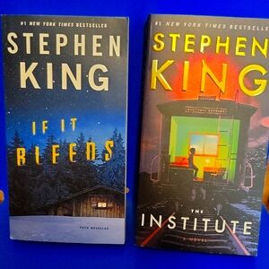 Stephen King Book Set - If It Bleeds & The Institute